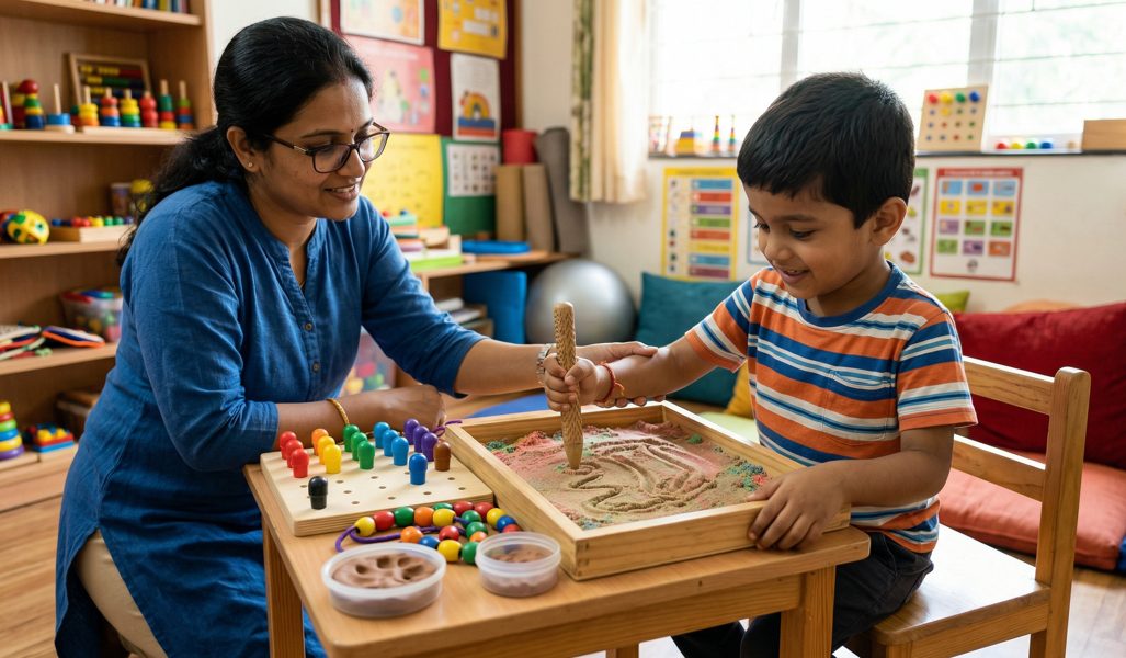 How Occupational Therapy Builds the Foundation for Prewriting Skills